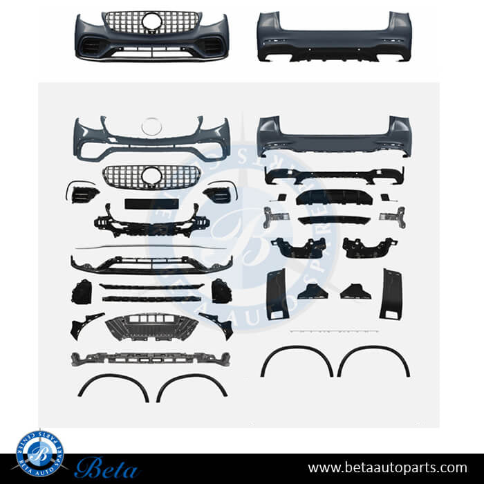 Body Kit AMG GLC63 for Mercedes GLC-Class W253 2016-2019 models Body Kit AMG GLC63 for Mercedes GLC-Class W253 2016-2019 models